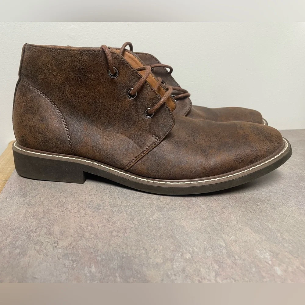 Guess Dark Brown Chukka Boots for Mens Size 8.5